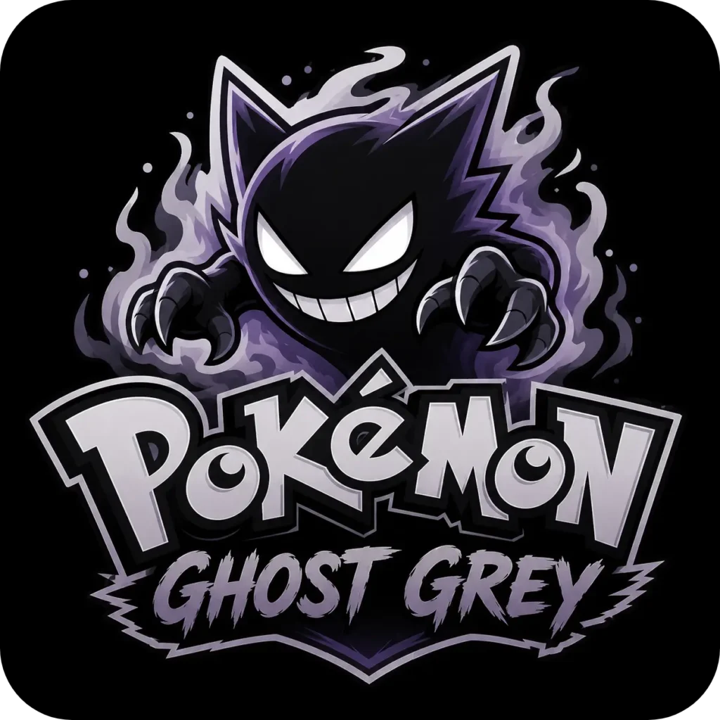 Pokemon Ghost Grey Logo